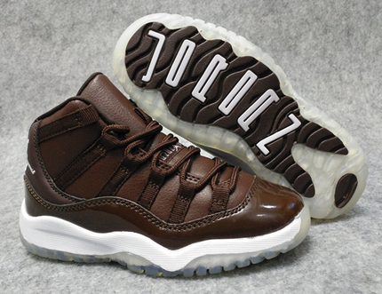 2017 Air Jordan 11 Chocolate Shoes For Kids